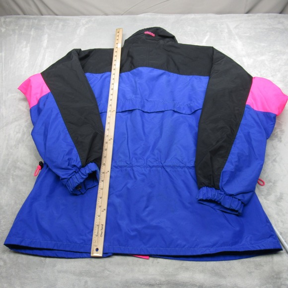 Columbia Jacket Mens XL Blue Pink Pockets Full Zip Waterproof 3in1 Shell Outdoor - Picture 14 of 16